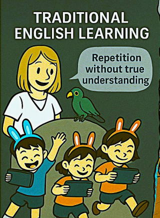 タブレット学習のイラスト